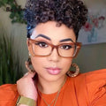 Boyarn Wholesale Square Cat Eye Women Glasses Frame Clear Anti-Blu-Ray Vintage Eyewear Retro Men Optical Frame Glasses