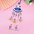 Hot-Sale Sun Catcher Lucky Decoration Turkish Blue Evil Eye Hanging Crystal Wall Hanging for Gift