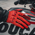 Alien Monster Touchscreen Breathable Red Motorbike Bike Racing Riding Gloves Leather Guantes Para Moto CE Motorcycle Gloves