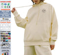 Wholesale Hoodie Comfortable 100% Cotton Custom Print Logo Blank Fleece Hoodie Unisex Oversized Hoodie With Kargoo Pockets