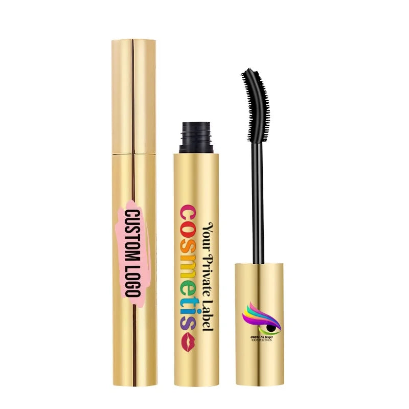 Eye Beauty Metal Tube Black Thick Eyelash Fine Brush Long Lasting Waterproof Mascara Private Label MegaBDM