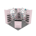10x10ft Storage Shelves Backdrop Shelf Display Racks Trade Show Expo Events Exhibition Booth