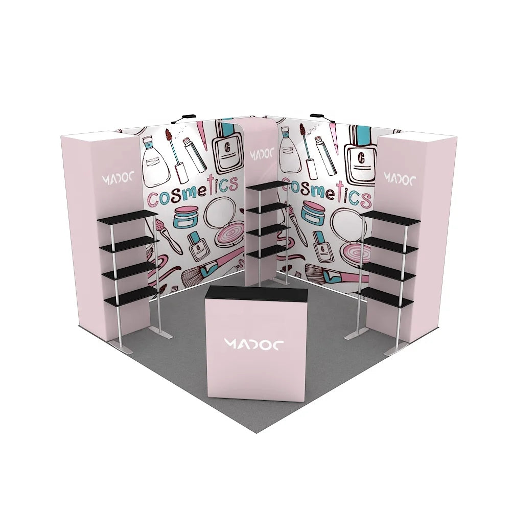 10x10ft Storage Shelves Backdrop Shelf Display Racks Trade Show Expo Events Exhibition Booth