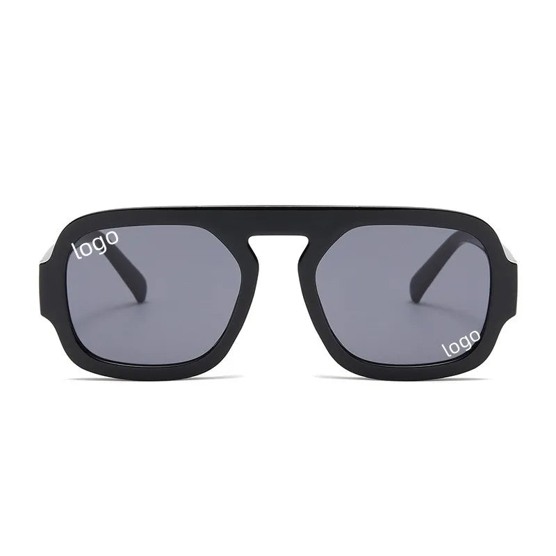 Classic Handmade Frames Square Sunglasses Female Trendy Multiple Colors Single Bridge Outdoor Shades Sunglasses Women Men