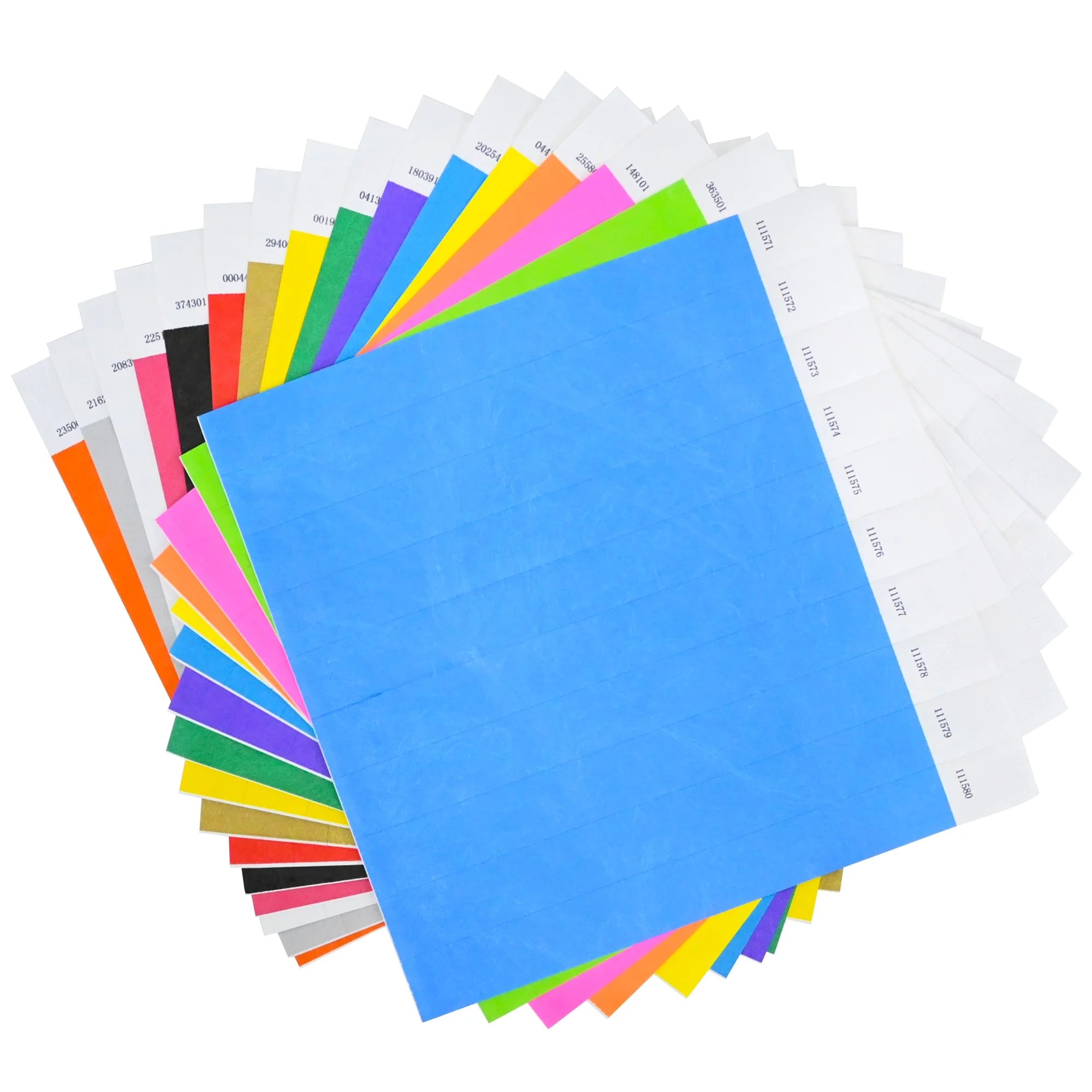 25mm Tyvek Paper Wristband 1''x10'' Eco-Friendly Waterproof for Party Event Festival Fast Delivery Personalized Bracelets