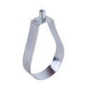 Heavy Duty Carbon Steel Pear Shaped Loop Hanger 20mm Band Width Pipe Clamp Lined Structure Inch Measurement System