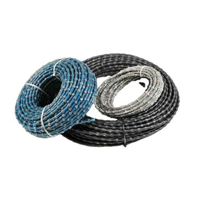 China Diamond Tools Manufacture Rubber Coating Diamond Wire Saw for Stone Diamond Cutting Rope Saw for Rock Quarry Wire Saw