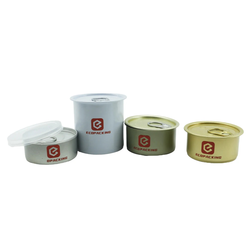 Wholesale Empty Tuna Tin Cans for Food Packaging Canning With Easy Open Lids