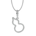 2021 New Style Gourd Pendant Moissanite Diamond 925 Sterling Silver Jewelry