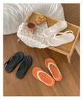 New Fashion Women's Niche Clip-Toe Flip-Flops Casual Wear Soft Sole Seaside Holiday Beach Sandals for Breathable Waterproof