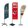 Custom Decorated Wholesale Cheap Outdoor Advertising Trade Show Auto Racing Teardrop Beach Advertising  Feather Flag