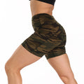 Women's High Waist Yoga Leggings Tummy Control Breathable Fitness Athletic Workout Running Casual Leopard Print Pockets Knitted