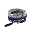 New Accessories Bohemian Ethnic Style Bracelet Fashion Hand Turquoise Tassel Beaded Bracelets