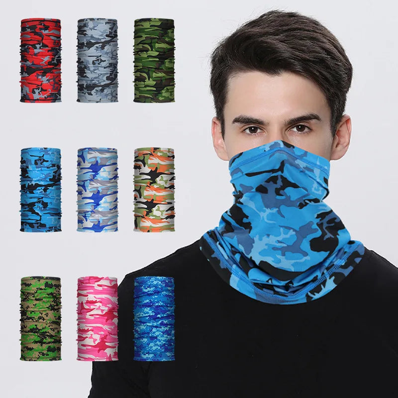 Outdoor Sports Face Mask Bandana Scarf Hiking Camping Hunting Bike Motorcycle Riding-Summer Magic Scarf Men Women Children