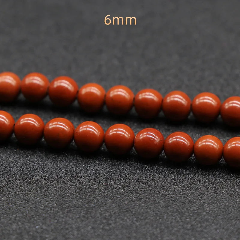 DIY New Natural about red jasper agate Loose Beads for Necklace Accessories crystal jewelry