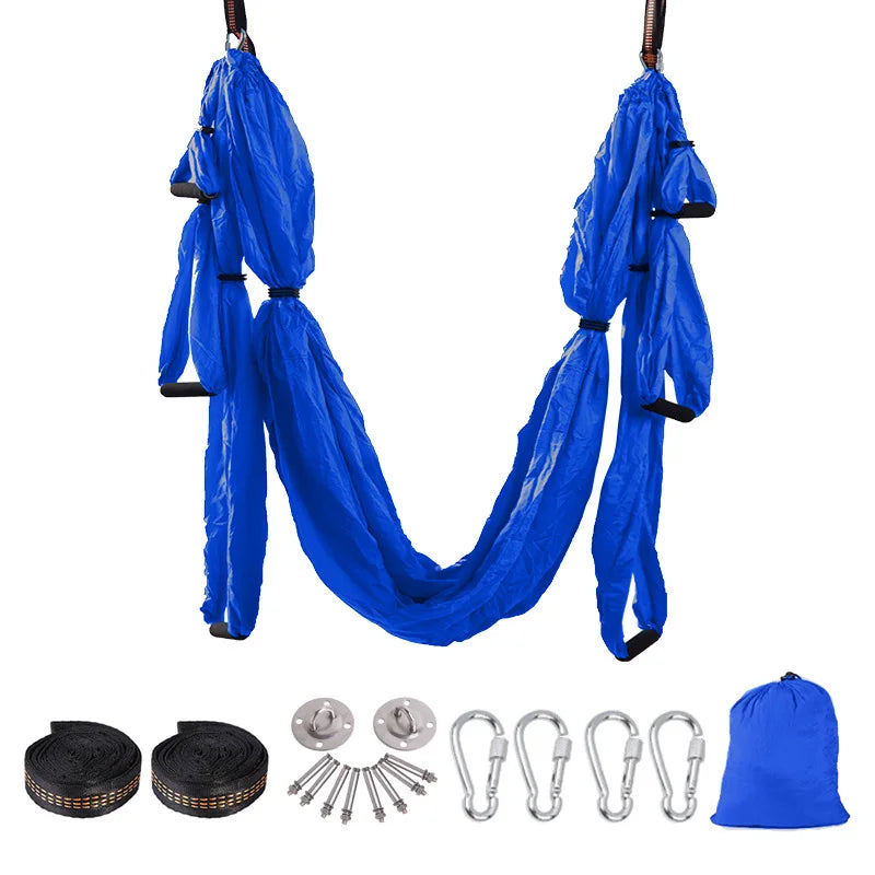 Aerial Yoga Swing Set Flying Yoga Inversion Tool Antigravity Ceiling Hanging Yoga Sling Inversion Fly Kit