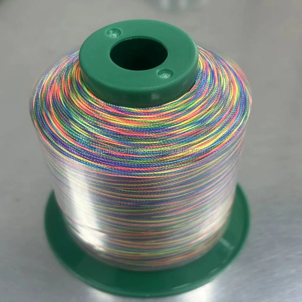 Multicolor Wholesale Tex45 Ticket60 150d/3 Polyester Bonded Sewing Thread