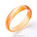 Red Agate Bracelet Medium Width Natural Carnelian Agate Jade Bracelet Fashion Women's Fashion Jewelry