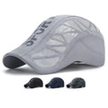 Summer Spring Fishing Sports Modern Quick Drying Mesh One-piece Outdoor Running Sunscreen Peaked Caps Performance Hats for Man