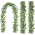 Artificial Green Plant Artificial Eucalyptus Wreath Vines 1.8m Ins Eucalyptus Wall Hanging Simulated Plant Vines