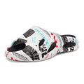 Fashion Large Size Flip-flops Fish Mouth Printed Outdoor Anti-slip Wear-resistant Men's Summer Sporty Breathable Sandals