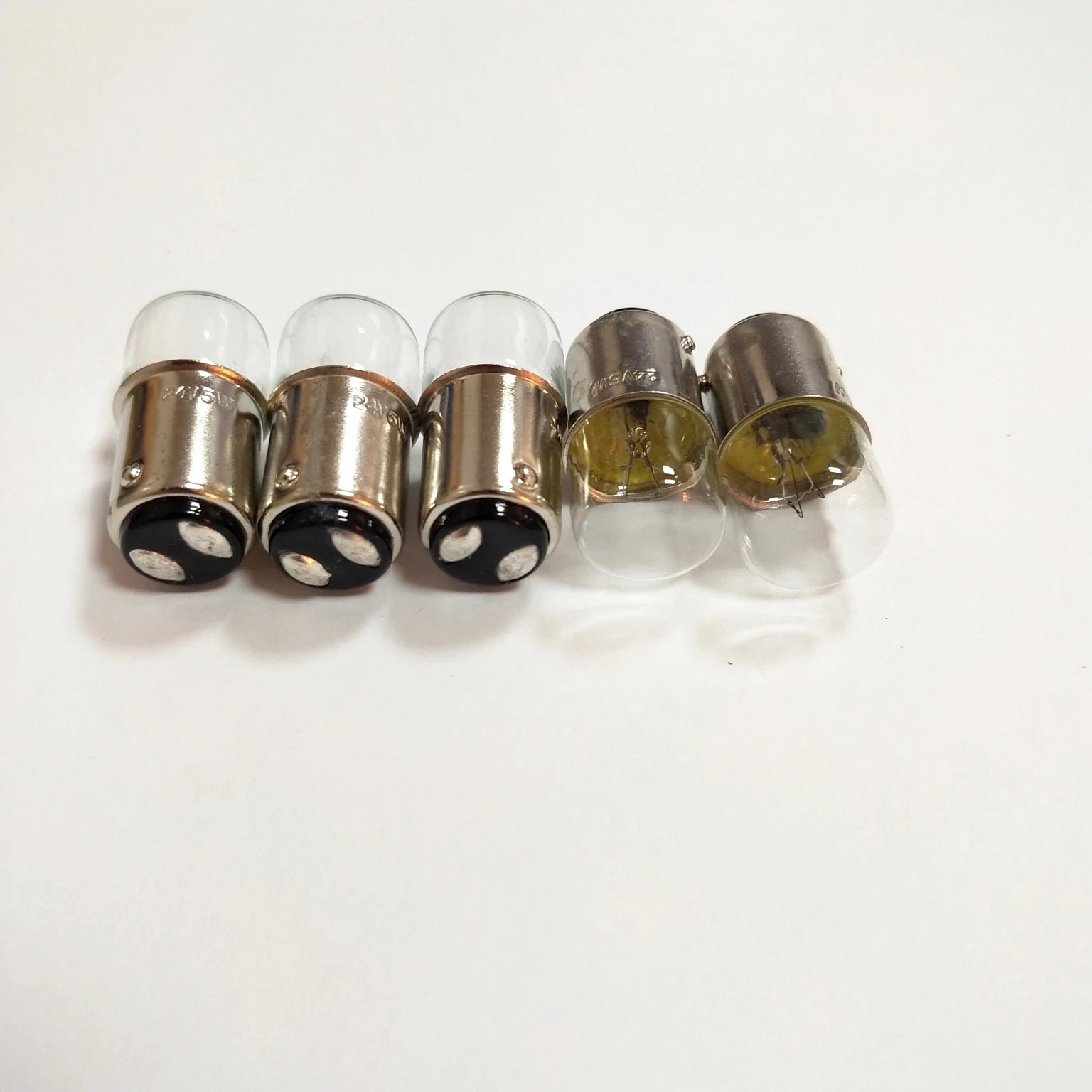 T16x35mm BA15D Base 24V5W Miniature Tubular Incandescent Bulb Indicator Bulb