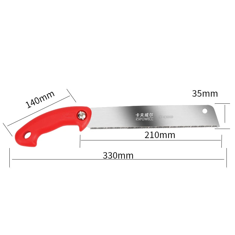 KAFUWELL CU4300D Premium Sk5 Cross Cut Rip Cut Hand Saw Japanese Pull Saw Woodworking Hand Tools Saw