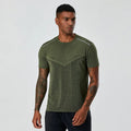 Summer Breathable Printed Quick Drying Fitness Men's Sports Training Vest High Elastic Sleeveless Tshirt Spandex/Polyester