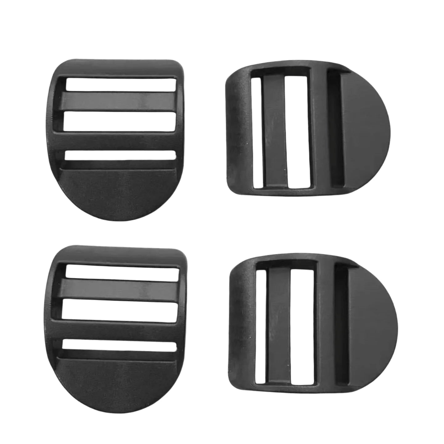 25mm Plastic Assorted  Ladder Lock Slider Buckles Tri-Glider Webbing Adjuster Belt Fasteners for Backpack Strap Bag Accessories
