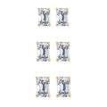 CZCITY Diamond Cutting Popular Girls Stylish Candy 925 Sterling Silver Earrings Silver Gold Plated Zirconia Earrings