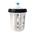Car Spray Gun No-wash Paint Upper Can 800ml with Graduated Plastic Paint Mixed Disposable Inner Cup