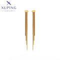 T000975820 XUPING JEWELRY 14K Gold Color Elegant Stainless Steel Korean Vintage Fashion Gold Plated Fine Earrings