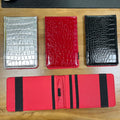 Alligator Pattern PU Leather Golf Crocodile Pattern Golf Scorecard Holder and Yardage Book Cover Case Protector