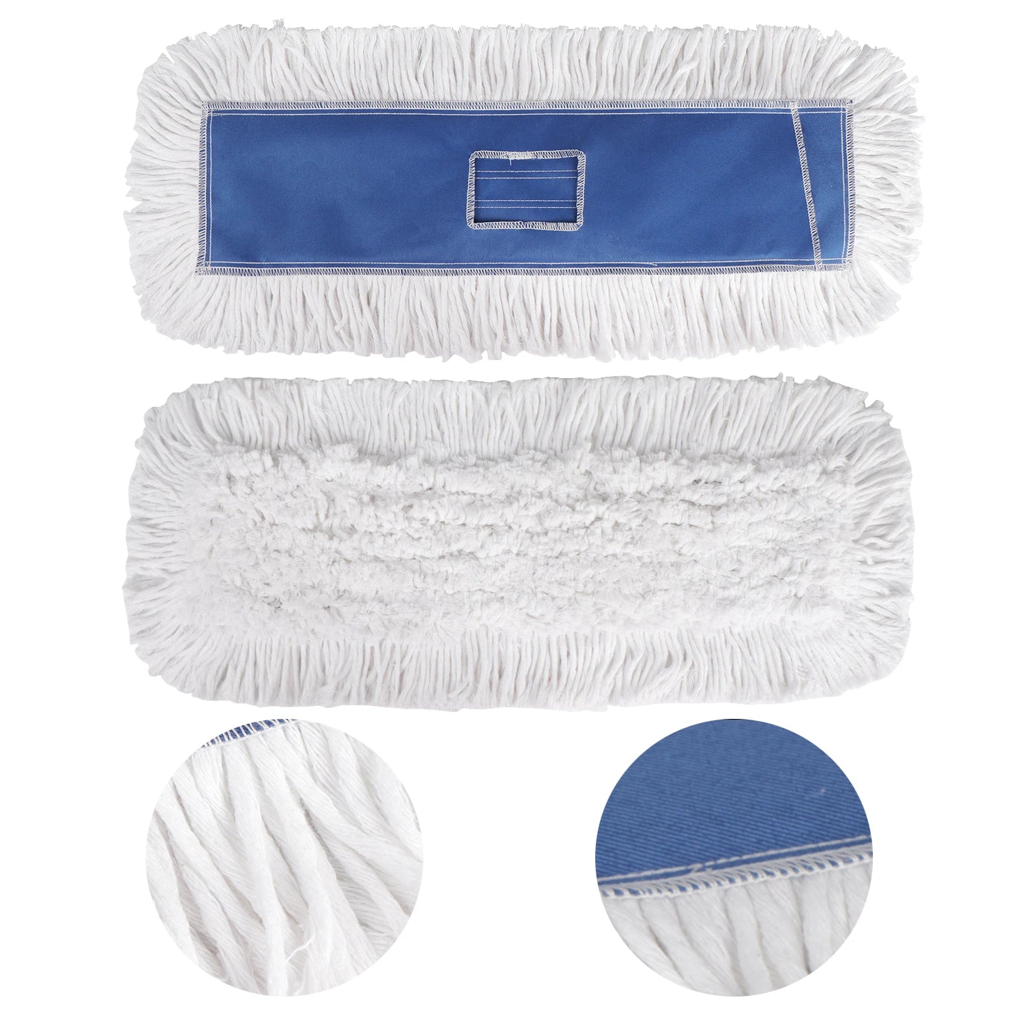 MSJ Large Heavy Duty Flat Dust Mop Head Replacement Floor Universal Cleaning Tools Stock Fast Shipment
