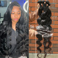 Perruque Raw Virgin Cuticle Aligned Double Drawn Wavy Human Hair Extensions Unprocessed Peruvian Hair Body Wave Bundles