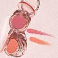 Wholesale Talc Free Vegan Natural Lip Cheek Blusher Pigmented Wholesale Long Wear Makeup Eyeshadow Blush Palette