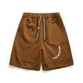 Custom Design Men's Sports Mesh Shorts Drawstring Side Pockets Mid Waist Solid Pattern Quick Dry Breathable Puff Print Shorts