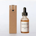 Yiwu 2025 New Year Gift 60ml 2 oz Amber Frosted Round Glass Dropper Bottle Cosmetic Essential Oil Empty Packaging 30ml Volume