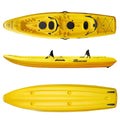 Factory Cheap Three Seats 2 Person Tandem Canoe Boat Family Plastic Sit on Top Sea Touring Canoe Kayak for Sale