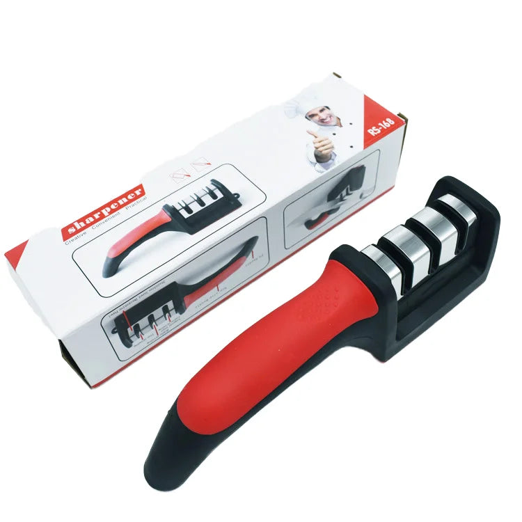 Wholesale Knife Sharpener New Kitchen Knife Scissor Sharpener Knife Sharpeners 4 Stage Kitchen Knife Sharpening Machine