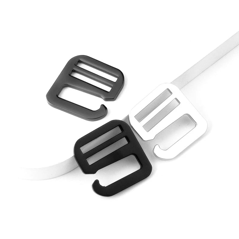 Hot Selling Zinc Alloy 9 Buckle Flat Aluminum G Buckle for Handbag/ribbon