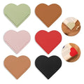 Leather Heart Bookmark Corner Page Book Marks Handmade Bookmark PU Leather Book Accessories Cute Handmade Book Reading Gift