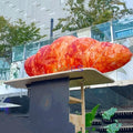 Outdoor Inflatable Bread Model Custom Lifelike Inflatable Croissant Bread Balloon for Advertising Event