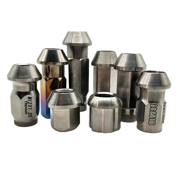 Racing Car Gr5 M12 M14 Colored  Titanium Lug Bolts and Nuts
