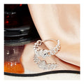 Free Video and Picture Heart-shaped Lucky Letters Compiled Three-dimensional love Ins Wind Sterling Silver Ring