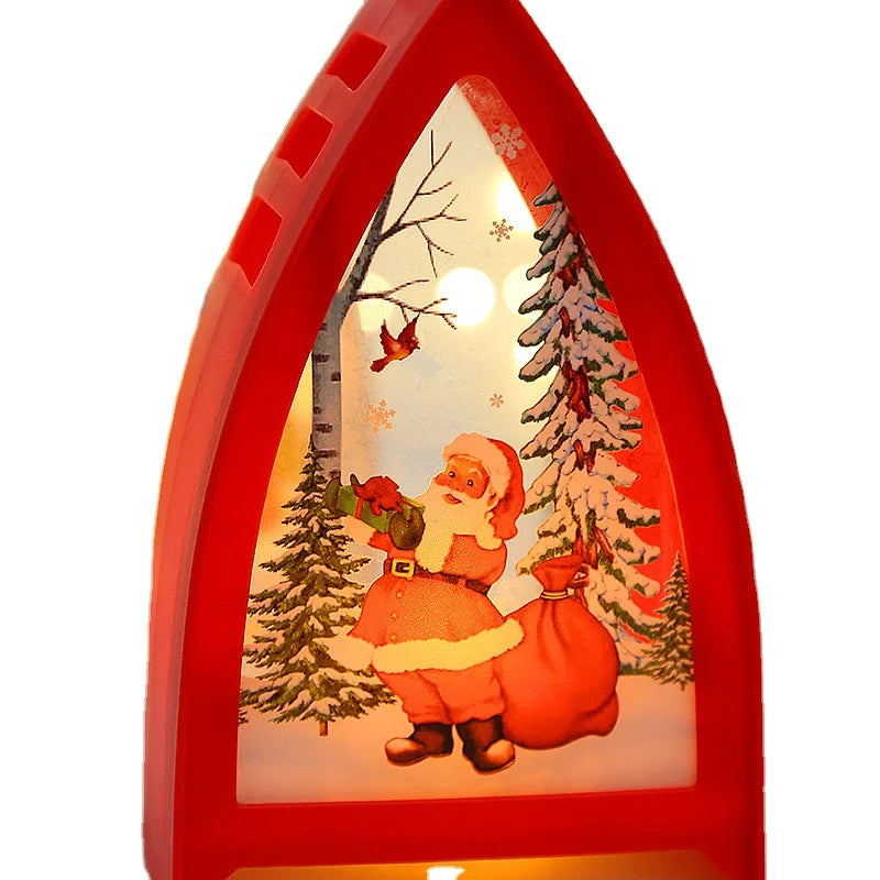 Christmas  Lantern LED Colorful Gradient Skull Lantern Pumpkin Little Nightlight Christmas Lighthouse