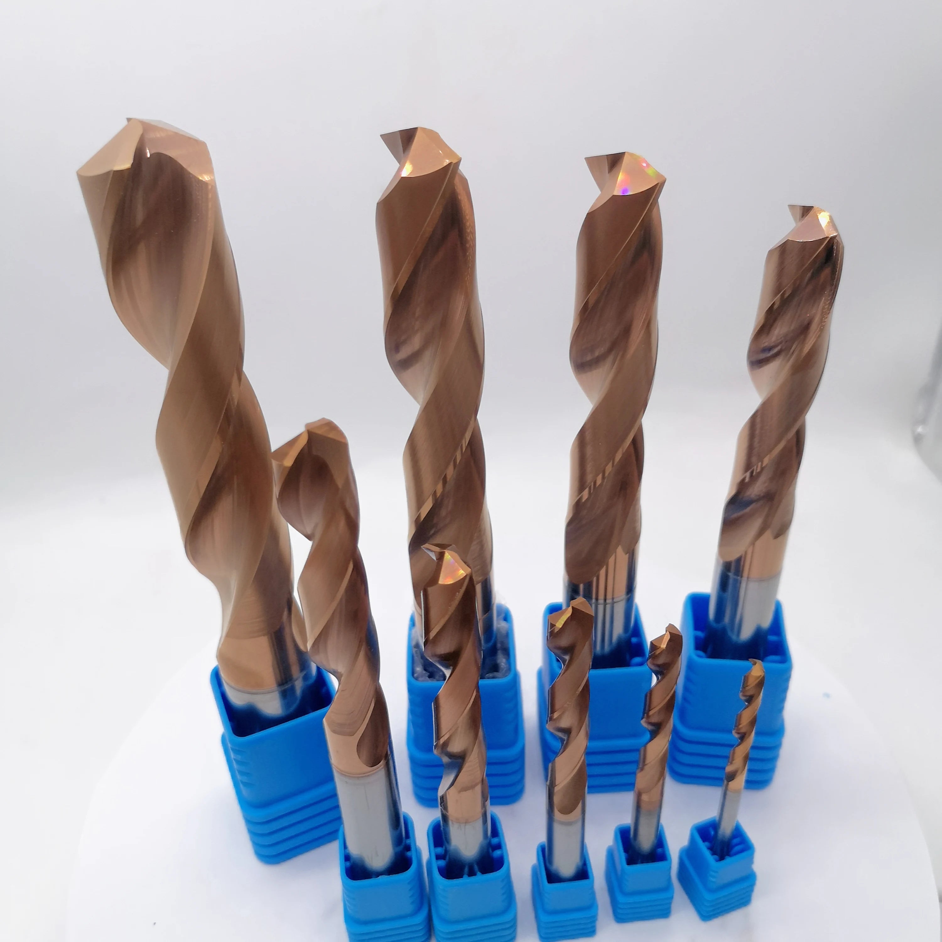 Carbide Drill Bits 3D 5D 7D Twist Drill Hole Tools High Precision CNC Lathe Deep Hole Twist Drills for Hardened Steel Working