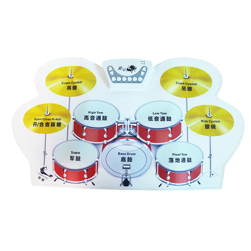 KONIX W1008M Electric Drum Made in China Foldable Drum Set Professional Musical Instruments