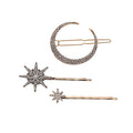 2026 Wholesale Women Rhinestone Hairgrip Cynthia/Moon/Star/Snowflake for Women Barrette Hairclip Hairpin
