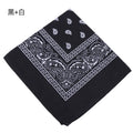 WJ-0001 Fashionable Bandanas Wholesale Paisley Cowboy Style Headbands for Men Women 21x21 Novelty Print Hair Wrap Scarves